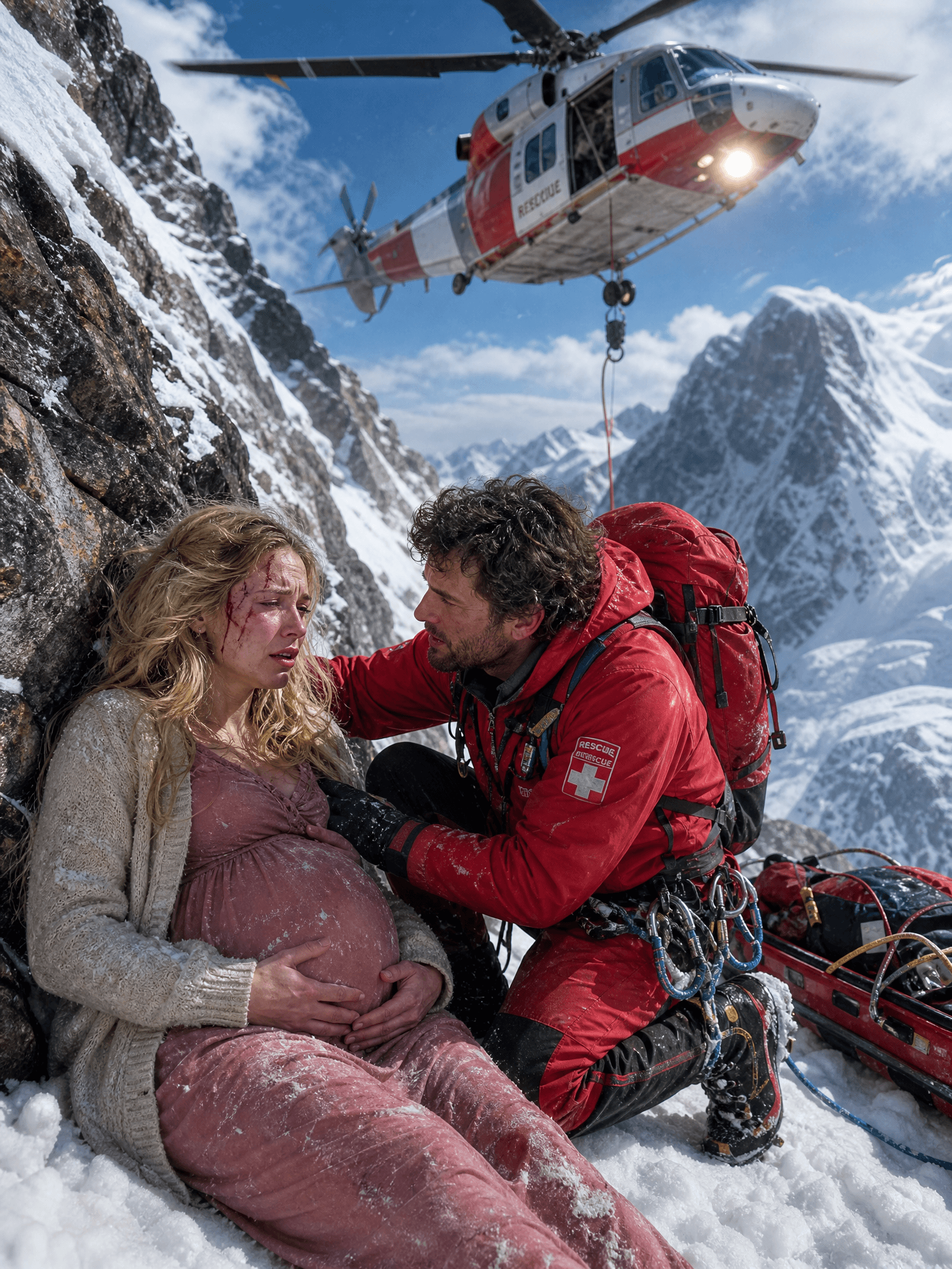 He sh0:ved his heavily pregnant wife off a frozen cliff for a $50 million insurance payout. Now he’s standing at my funeral, trading smug smiles with his secret mistress, convinced I’m d:e:4d. What they don’t know is that I survived the fall… and I’m coming back to make them pay.