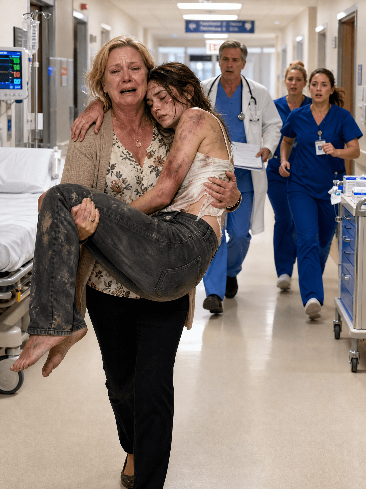 My daughter stumbled through the door at 1 a.m., covered in injuries and pleading, “Please don’t make me go back to my husband’s house.” I thought she had barely escaped another as:s4:ult. Then the hospital uncovered a devastating loss… and the truth revealed a far more sinister plan aimed not only at her, but at our entire family.